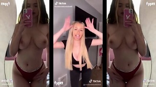 TikTok vs OnlyFans – Splitscreen Homemade Compilation PMV